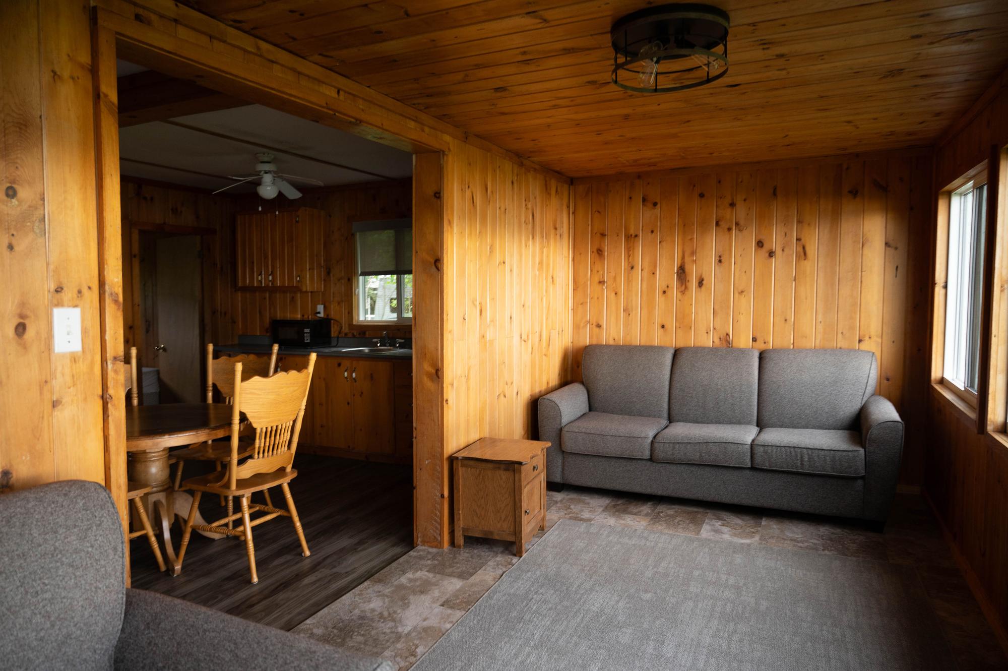 Comfortable cottage living interior