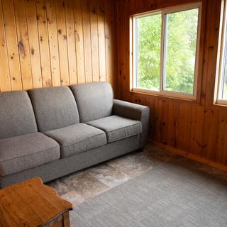 Rustic cottage interior details