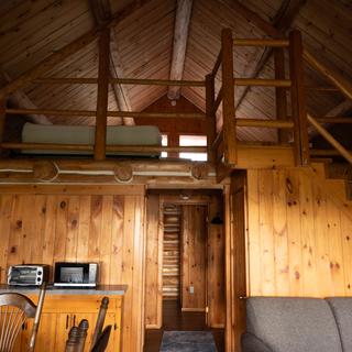 Dining area and kitchen