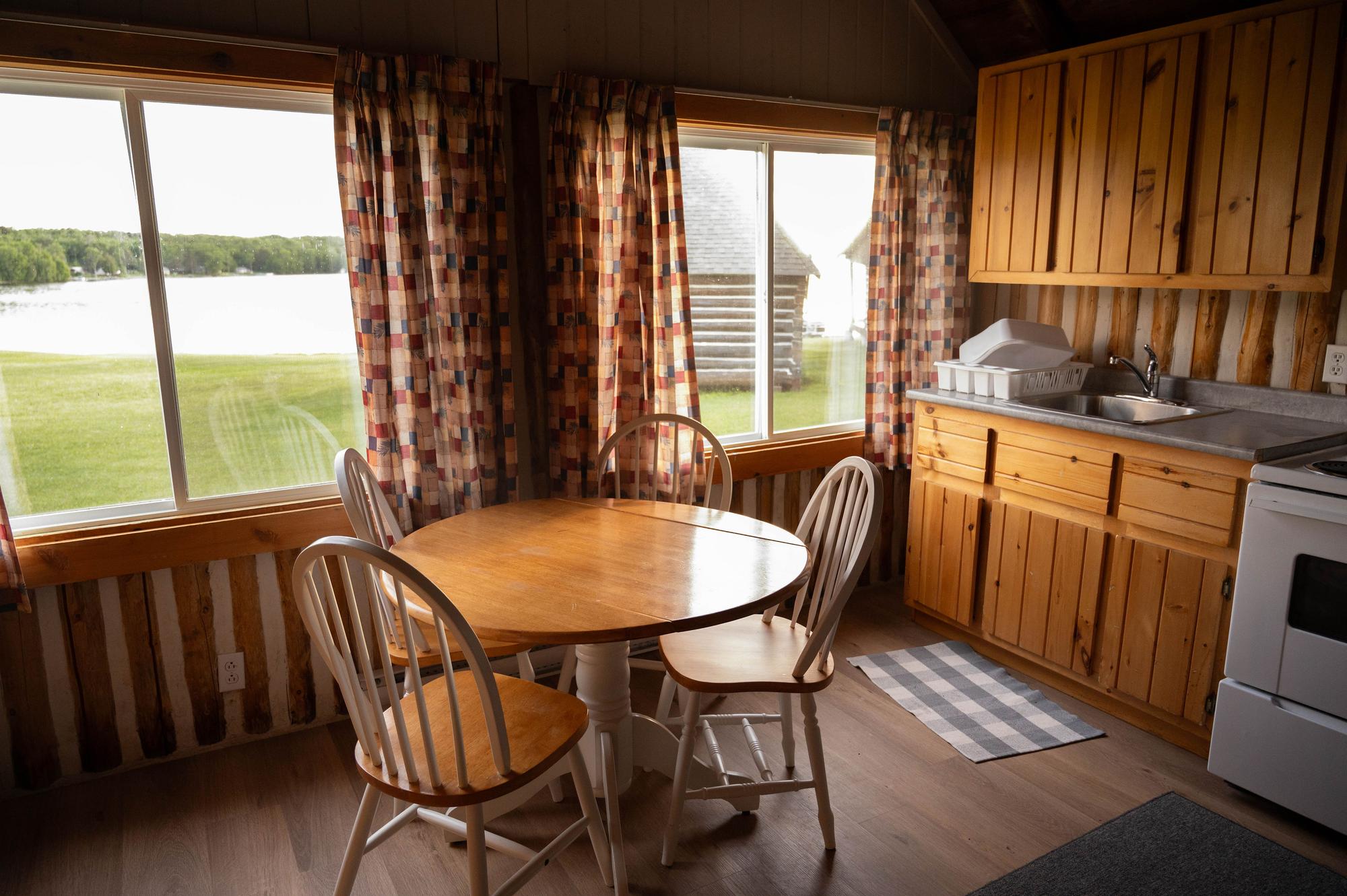 Living area interior view