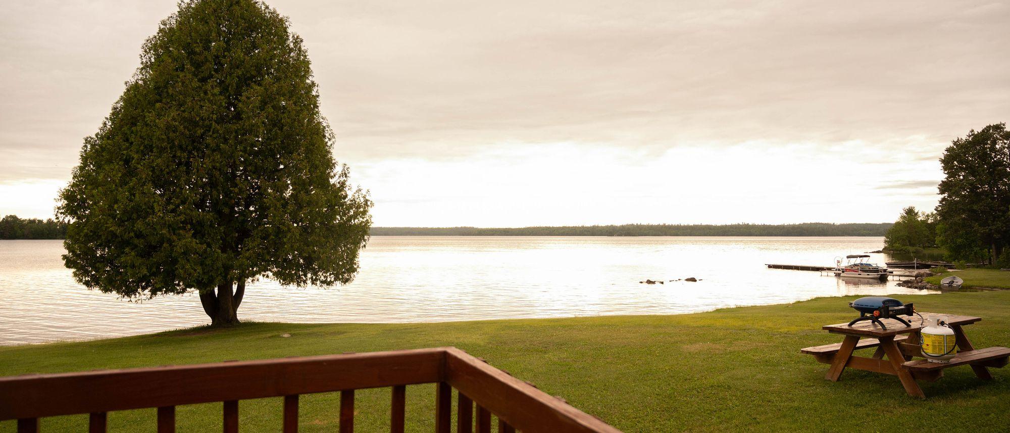 Tomiko Lake aerial view